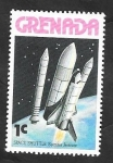 Sellos de America - Granada -  785 - Navegación espacial