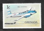 Stamps Grenada -  697 - Avón Beech Twin Bonanza