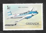 Sellos de America - Granada -  697 - Avón Beech Twin Bonanza