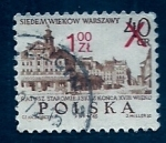Stamps Poland -  Castillo y iglesia