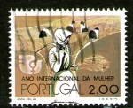 Stamps : Europe : Portugal :  60 Año internacional de la mujer