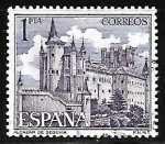 Stamps Spain -  Paisajes y monumentos - Alcazar de Segovia