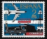 Sellos de Europa - Espa�a -  XXV años de Paz Española - Transportes
