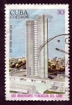 Stamps Cuba -  Sede Central Moscu