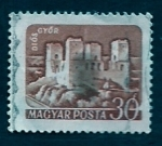 Stamps Hungary -  Castillo de Gyor