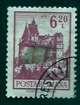 Stamps Romania -  Castillo de Dran