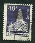 Stamps Romania -  Torre de Densus