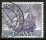 Stamps : Europe : Spain :  Homenaje a la Marina Española - Galeon