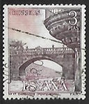 Stamps Spain -  Serie Turística - Sinagoga Toledo)