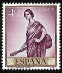 Stamps : Europe : Spain :  Romero de Torres - 
