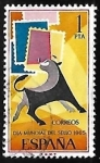 Stamps Spain -  Dia mundial del sello 1965