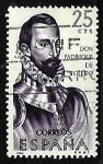 Stamps Spain -  Forjadores de América - Don Fradique de Toledo