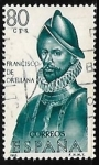 Stamps Spain -  Forjadores de America - Francisco de Orellana