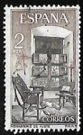 Stamps Spain -  Monasterio de Yuste - Habitacion de Carlos I