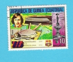 Stamps Equatorial Guinea -  F.C. BARCELONA