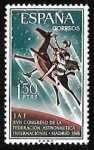 Stamps Spain -  XII Congreso  de la Federación Astronautica Internacional 