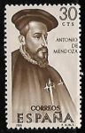 Stamps Spain -  Forjadores de America - Antonio de Mendoza