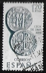 Stamps Spain -  Forjadores de America - Ceca de Lima