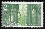Stamps Spain -  Cartuja de Santa Maria de la Defension Jerez - Claustro gótico 