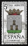 Stamps Spain -  Escudos de las capitales de  provincia españoles - Albacete