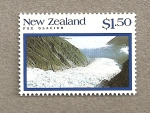 Stamps New Zealand -  Glaciares