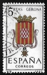 Stamps Spain -  Escudos de las capitales de  provincia españoles -  Gerona