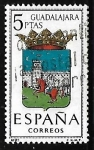 Stamps Spain -  Escudos de las capitales de  provincia españoles -  Guadalajara