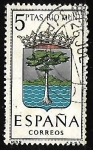 Stamps Spain -  Escudos de las capitales de  provincia españoles -  Rio Muni