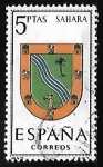 Stamps Spain -  Escudos de las capitales de  provincia españoles -  Sahara