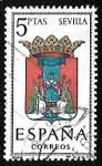 Sellos de Europa - Espa�a -  Escudos de las capitales de  provincia españoles -  Sevilla