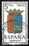 Stamps Spain -  Escudos de las capitales de  provincia españoles -  Barcelona