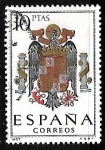 Stamps Spain -  Escudos de las capitales de  provincia españoles -  España