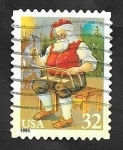 Stamps United States -  2442 - Papa Noel