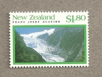 Stamps New Zealand -  Glaciares