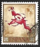 Stamps Spain -  Homenaje al pintor desconocido - saltadora