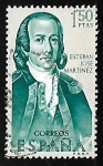 Stamps Spain -  Forjadores de America  - Esteban Jose Martinez