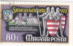 Stamps : Europe : Hungary :  MILENARIO DE SZEKESFEHER