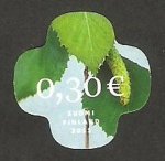 Stamps Finland -  2032 - Hojas de árbol