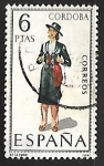 Sellos de Europa - Espaa -  Trajes típicos españoles - Córdoba 