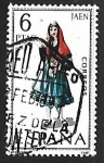 Stamps Spain -  Trajes típicos españoles - Jaen