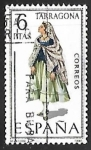 Stamps Spain -  Trajes típicos españoles - Tarragona