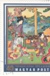Sellos de Europa - Hungra -  ARTE ORIENTAL