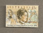 Stamps : Oceania : Australia :  Centenario mujeres medicos