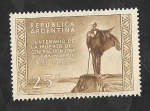 Stamps : America : Argentina :  505 - Centº de la muerte del general San Martín