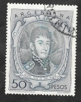 Stamps Argentina -  552 - General San Martín