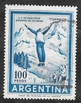 Stamps : America : Argentina :  606 E - Deportes de Invierno, en San Carlos de Bariloche
