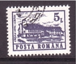 Stamps Romania -  serie- Hoteles