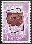 Stamps Spain -  XIX Centenario de la Legion VII Gemina Fundadora de León - Plano de León 