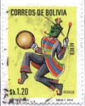 Stamps Bolivia -  Danzas del folklore boliviano