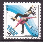 Sellos de Europa - Hungra -  Lake Placid 80